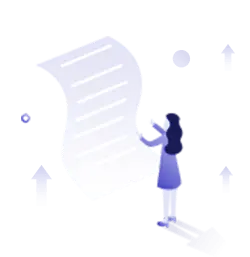 Girl Reading Document - growth - Transparent Layer PNG