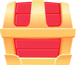 Treasure Chest - coins - Transparent Background PNG