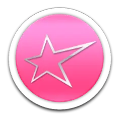 Pink Star Button - star - No Background PNG