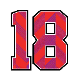 Number 18 - number - Transparent Layer PNG