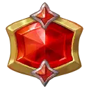 Red Gem Badge - logo - Free PNG