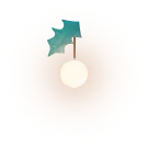 Holly Decoration - holiday decoration - PNG