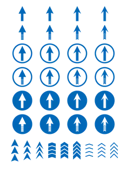 Arrow Pattern Set - line - Free Download PNG