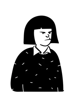 Man in Sweater - minimalist - PNG