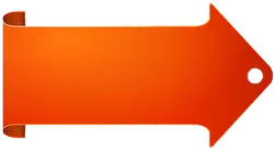 Orange Arrow - indication - graphic design - Free Download PNG
