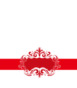 Red Pattern Decoration - Transparent Layer PNG