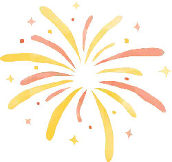 Fireworks - colorful - Lossless PNG