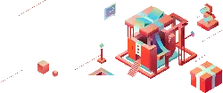 Colorful Gift Box - geometry - High Resolution PNG