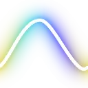 Colorful Wave Line - neon light - Lossless PNG