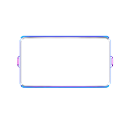 Blue Phone Outline - future - PNG