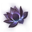 Purple Lotus Flower - abstract - Transparent Layer PNG