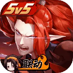 Red-Haired Elf Warrior - game character - Transparent Background PNG