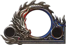 Dragon Decorative Frame - circle - Lossless PNG
