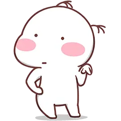 Cute Character - line art - PNG Images