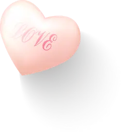 Heart - text - High Resolution PNG