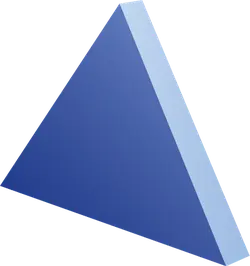 Blue Triangle - triangle - shape - No Background PNG