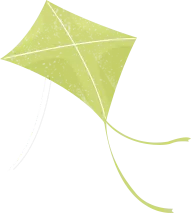 Kite - kite - green - Free Download PNG