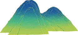 Hills - natural landscape - No Background PNG