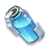 Blue Medicine Bottle - game item - High Resolution PNG