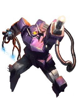 Purple Mech Warrior - Free Download PNG