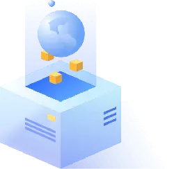 Globe and Cubes - technology - Lossless PNG